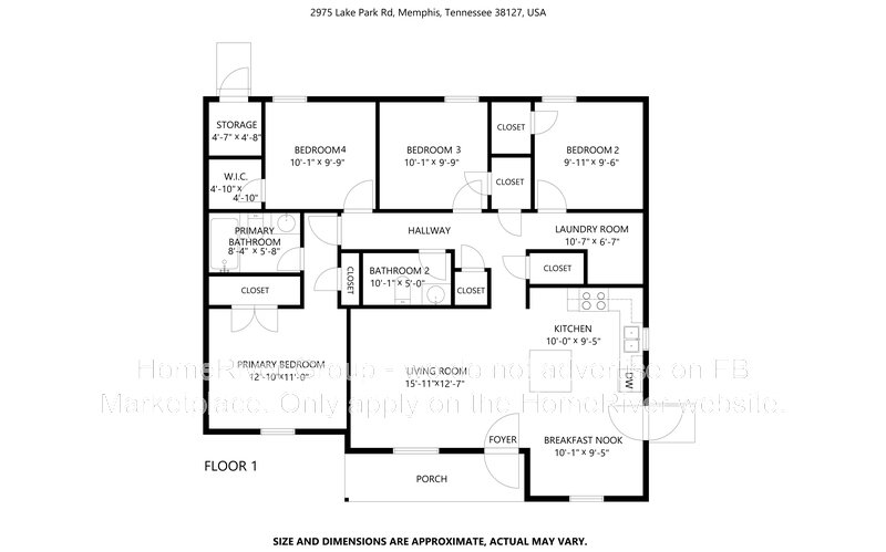 Move-in Ready! 2975 Lake Park Rd, Memphis TN property image