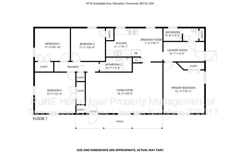 4 Bedroom | Pet-Friendly | Split Bedroom Plan | Section 8 Vouchers Acc property image