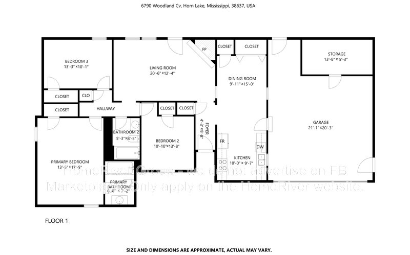 Available Now! 6790 WOODLAND CV, HORN LAKE MS 38637 property image